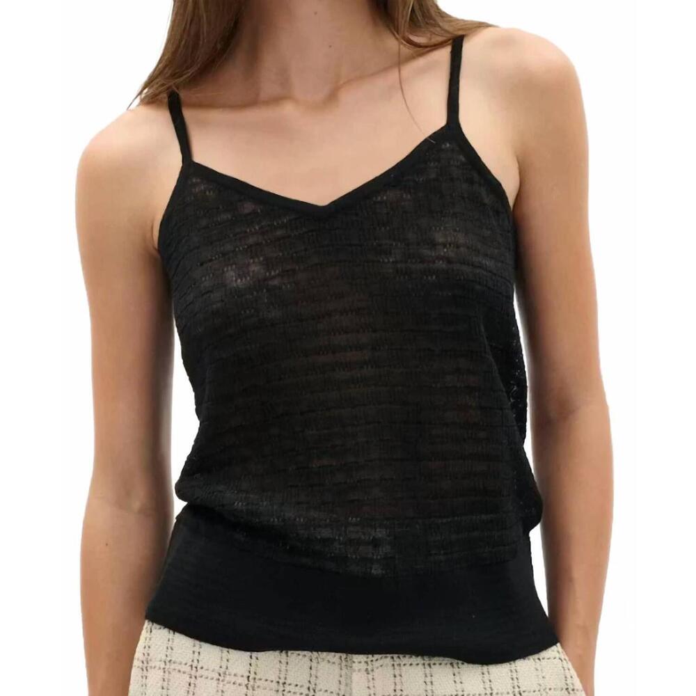NEW INWEAR nitaiw v-neck camisole in black